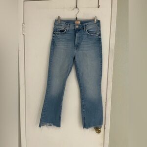 Mother the insider crop step fray